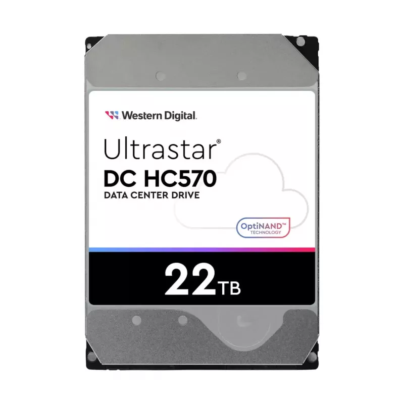 WD Ultrastar DC HC570 - disco duro - 22TB - interno - 3.5 (8,9 cm) - SATA 6Gb/s - 7200 rpm - búfer: 512MB - para Intel Next Unit of Computing 13 Extr