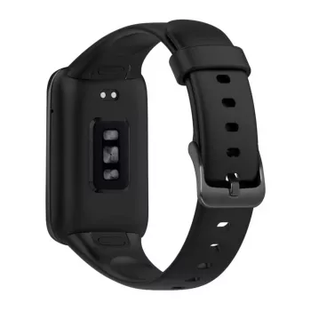 Correa de silicona FIXED para Xiaomi Mi Smart Band 7 Pro – Negra, ajustable, resistente al agua