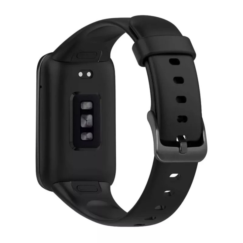 Correa de silicona FIXED para Xiaomi Mi Smart Band 7 Pro – Negra, ajustable, resistente al agua