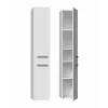 Armario de baño de pie Top e shop NEL II BIEL — de pie, 5 baldas, 310×300×1740 mm, blanco