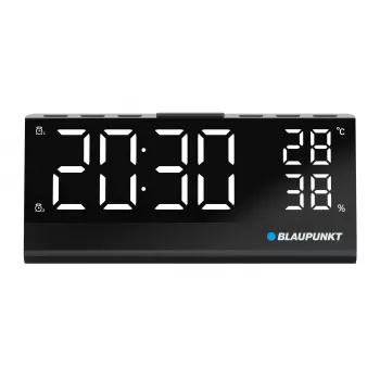 Despertador CR10ALU FM PLL con sensor de temperatura y humedad integrado