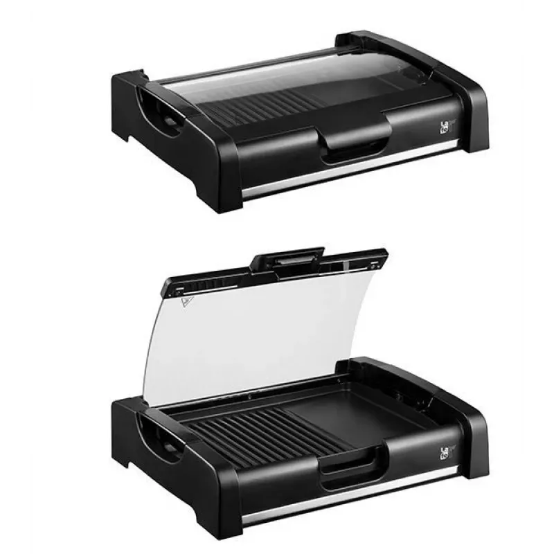 Lafe GRL-003 grill eléctrico de contacto con tapa, 1650 W
