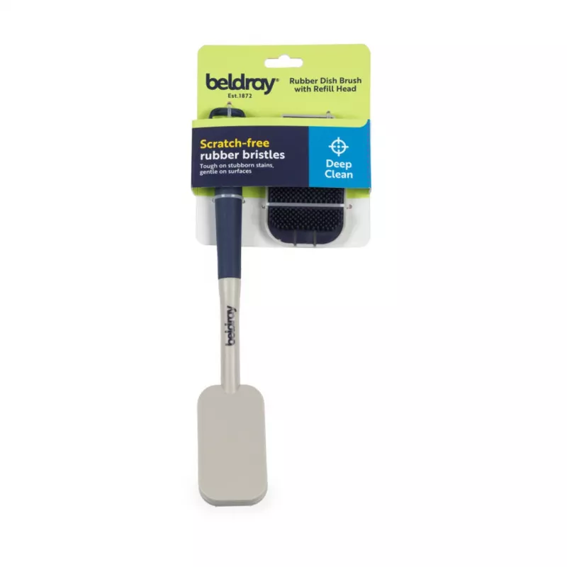 Cepillo de fregar Beldray LA032814FEU7 Deep Clean Goma, cerdas de goma, mango ergonómico