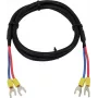 Cable en Y de audio Omnitronic LUB-27 modelo 10453008 — cable divisor en Y para distribución de señal