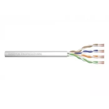 Cable de red Digitus CAT 6A U/UTP par trenzado latiguillo sin conector 100 m gris