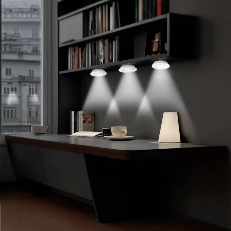 Set de lámparas LED con mando a distancia Maclean Energy MCE165, pilas AAA, 6 uds. en el set