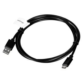 Cable USB-A a USB-C LANBERG CA-USBO-20CU-0018-BK — USB 2.0, 1,8 m, negro
