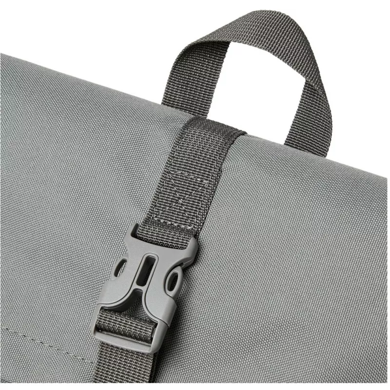 Mochila urbana Rivacase Gremio gris poliéster rPET 280x135x430mm