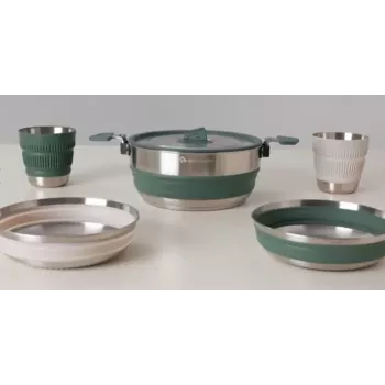 SEA TO SUMMIT Detour set de cocina con olla de acero inoxidable