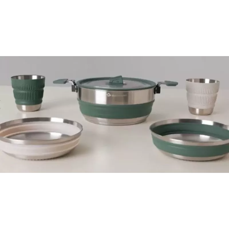 SEA TO SUMMIT Detour set de cocina con olla de acero inoxidable