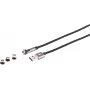 Cable USB-A magnético 3 en 1 ShiverPeaks 14-19011 — 7-Pin giratorio 540°, 2,0 m