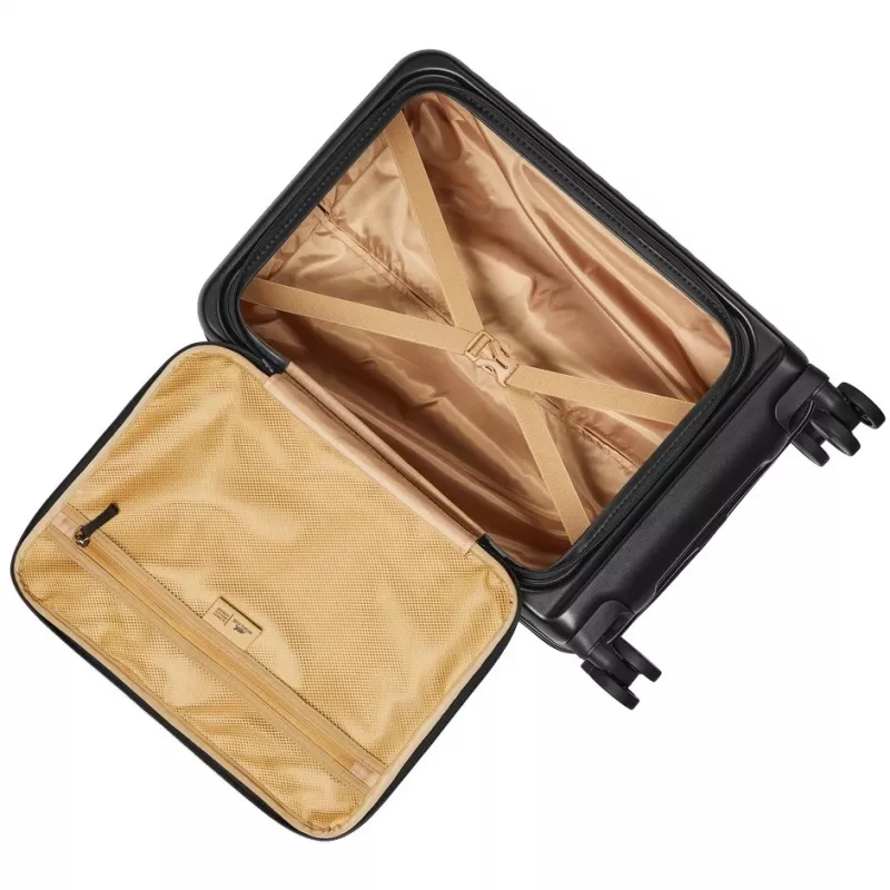 Maleta de cabina Rivacase 8180 Clark ECO – equipaje de mano, carcasa rígida, negro