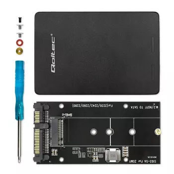 Adaptador para disco M.2 SSD | SATA NGFF a SATA III | 2TB | Super speed 6Gb/s | Negro