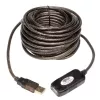 Tripp Eaton Tripp Lite Serie 10M cable repetidor alargador activo USB 2.0 Hi-Speed USB-A M/H 33' 33ft 10 metros - cable alargador USB - USB (M)