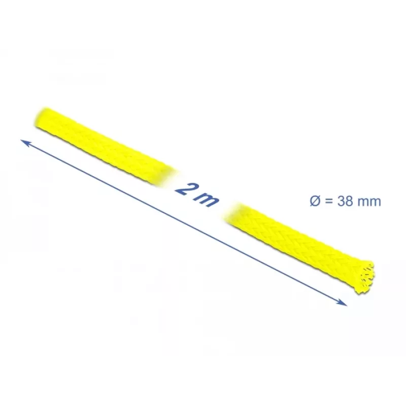 Funda de cable DeLOCK 20755 amarillo