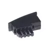 Adaptador helos TAE F conector macho/conector hembra 6P4C, estrecho, Bel. US-Std, suelto