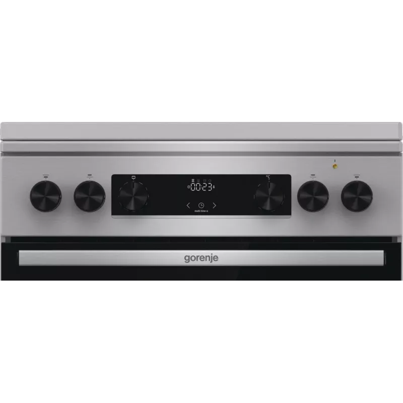 Gorenje GKS6C71XF Cocina independiente con horno Plata