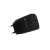 Cargador con cable para dispositivos móviles NATEC NUC-2141, 30W, USB-C PD 3.0 + USB-A QC 3.0, 110–240V, negro