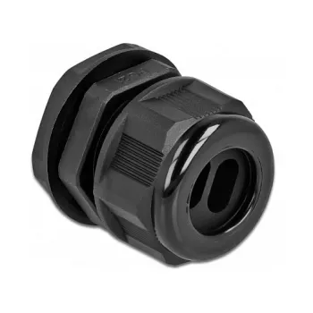 Pasacables DeLOCK 60393 negro plástico 2 uds.