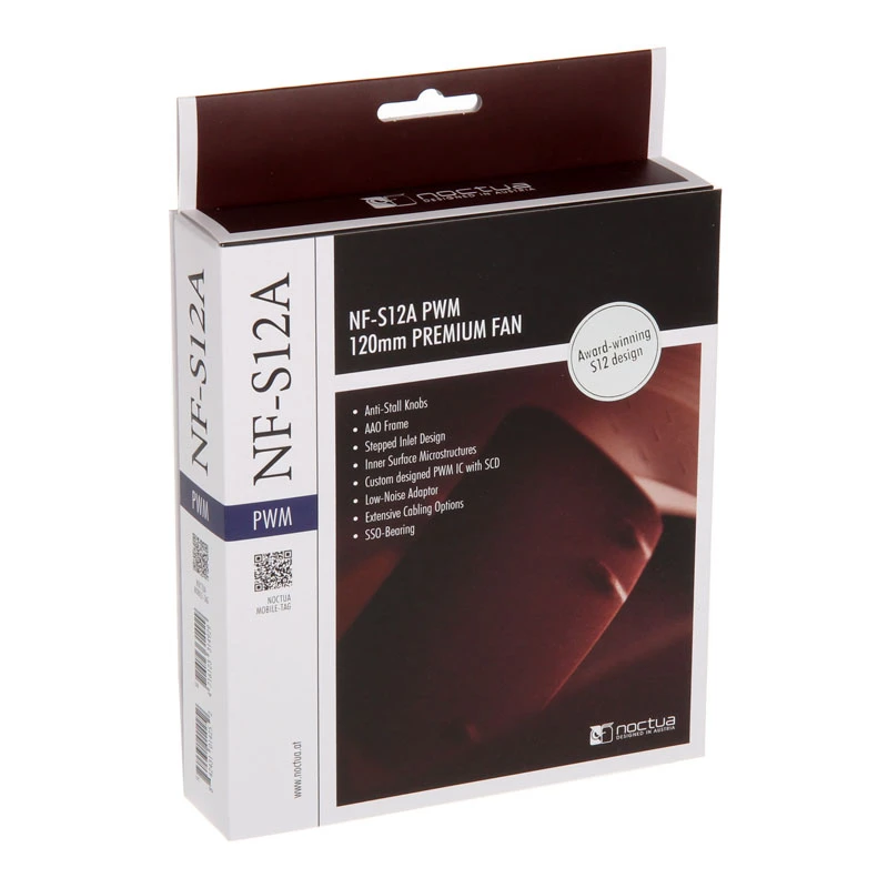Ventilador de caja Noctua NF-S12A PWM 120mm