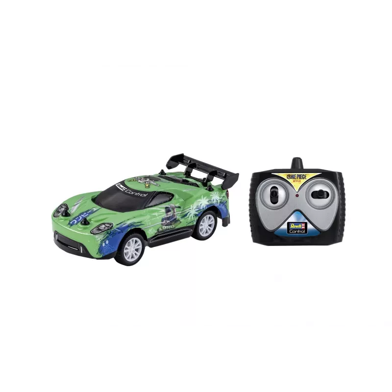 Coche de rally RC REVELL One Piece Zoro – modelo teledirigido, diseño coleccionable temático