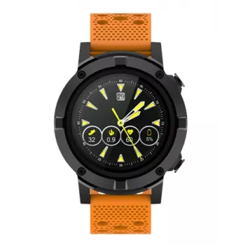 Denver SW-660 smartwatch GPS, AMOLED de 1,3", correa naranja