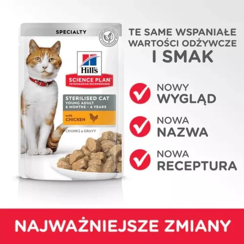 HILL'S Science Plan Adult con pollo - comida húmeda para gatos - 85 g