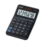 Casio MS-8F calculadora de sobremesa básica, de 8 dígitos, a pilas/solar, negra