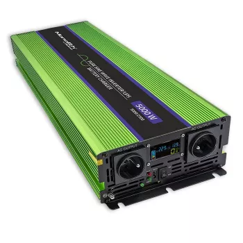 Adaptador/inversor para coche Qoltec Monolith 5000 W Verde