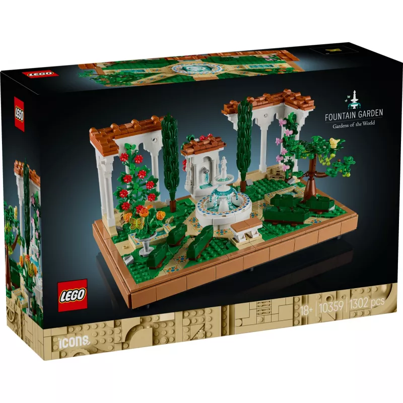 LEGO ICONS 10359 Jardín con fuente
