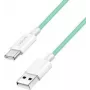 Cable USB 2.0 Type-C LogiLink C/M a A/M 60W verde 1,5 m