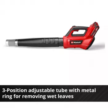 Soplador de hojas a batería profesional GP-LB 36/230 Li E BL-Solo, 36 voltios (2x18 V) (Rojo/Negro, sin batería ni cargador)