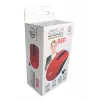 Ratón inalámbrico óptico Rebeltec STAR rojo