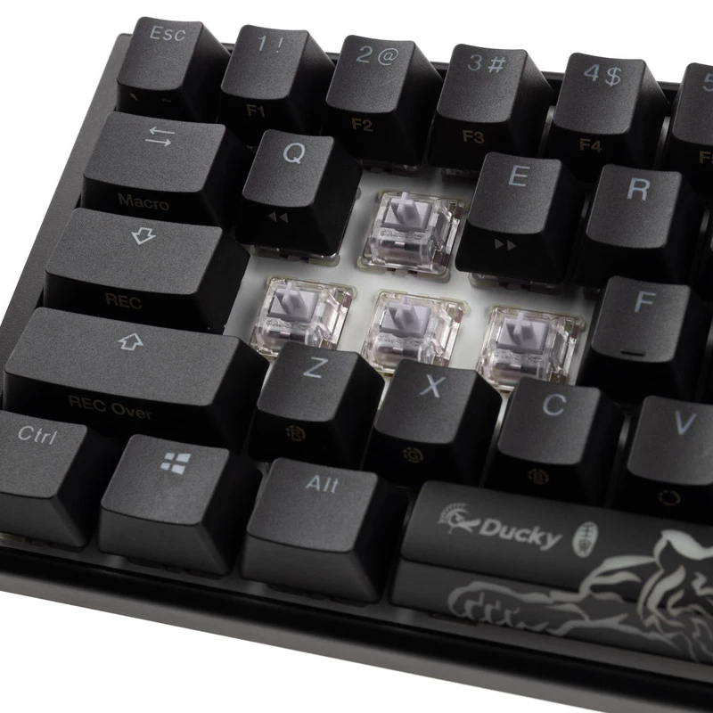 Ducky One 3 Classic teclado gaming mini negro/blanco, RGB-LED - MX-Speed-Silver (US) (DKON2161ST-PUSPDCLAWSC1)