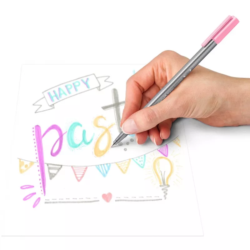 Staedtler triplus fineliner 334 Set pastel, 0,3 mm, 6 colores
