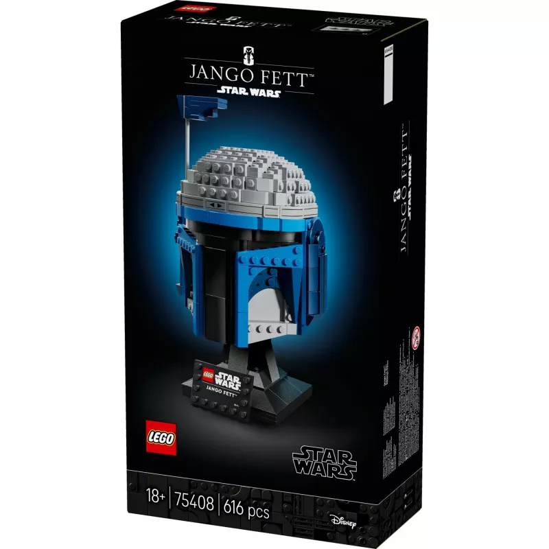 LEGO Star Wars 75408 Casco de Jango Fett, 616 piezas, 18+