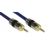 Cable de audio Kindermann PRO K-99956P, minijack 3,5 mm conector macho–conector macho, 15 m