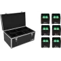 Set de luz LED para truss EUROLITE TL-4 con 6 unidades y flightcase