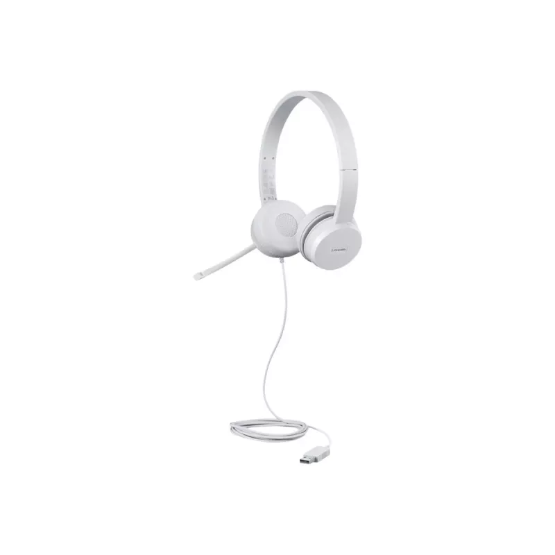 Lenovo GXD1E71385 Auriculares/Auriculares con micrófono Con cable Muñeca Llamadas/Música USB Type-A Gris