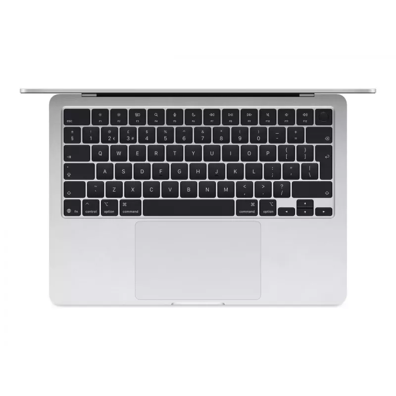 Apple MacBook Air 13 (2025), 16 GB, 512 GB, M4 (10-CPU/10-GPU), Plata, fuente de alimentación Dual USB-C de 35W, Alemán, MW0X3D/A