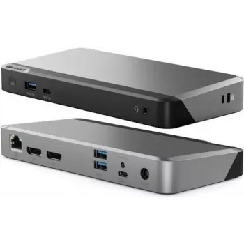 ALOGIC MX2 - Docking station - USB-C - 2 x DP - 1GbE - 135 vatios (DUPRMX2-100)