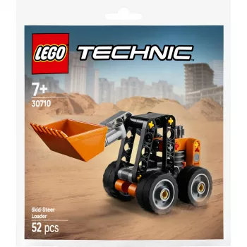 Juguete de construcción LEGO Technic Minicargadora 30710 con brazos y cadenas móviles