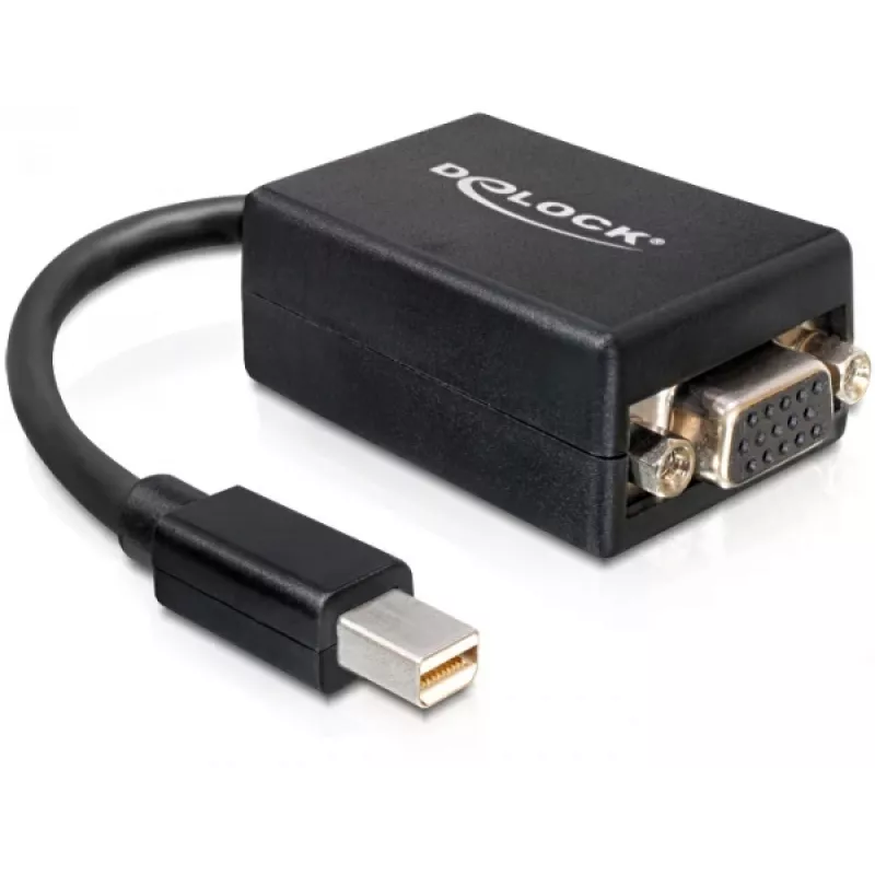 Adaptador de cable de vídeo DeLOCK 65256 Mini DisplayPort a VGA