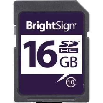 BrightSign 16GB SDHC Class 10 Tarjeta de memoria MLC Class 10 (SDHC-16C10-1)