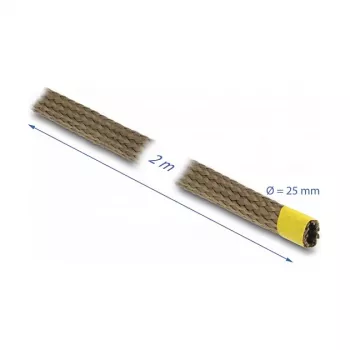 Funda para cable DeLOCK 20889 marrón fibra de basalto 2,5 cm