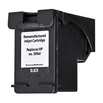Cartucho de tinta compatible Superbulk para HP 300XL CC641, negro, tinta pigmentada, rendimiento estándar, 1 unidad