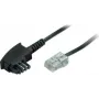 Cable de teléfono ShiverPeaks BS70002-6 6m negro
