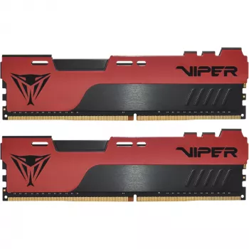 DIMM 32 GB DDR4-3200 (2x 16 GB) kit dual, memoria rojo/negro, PVE2432G320C8K, Viper Elite II, INTEL XMP