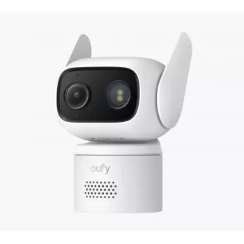 eufy by Anker Cam C31 Solo blanco - Cámara de red 360° PTZ con detección por IA y visión nocturna en color