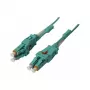 Cable de fibra óptica 2 fibras 15 m LC-LC 50/125 µm OM3 Uniboot giratorio Push/Pull AD 2 mm - Cable - Fibra multimodo (S215548)